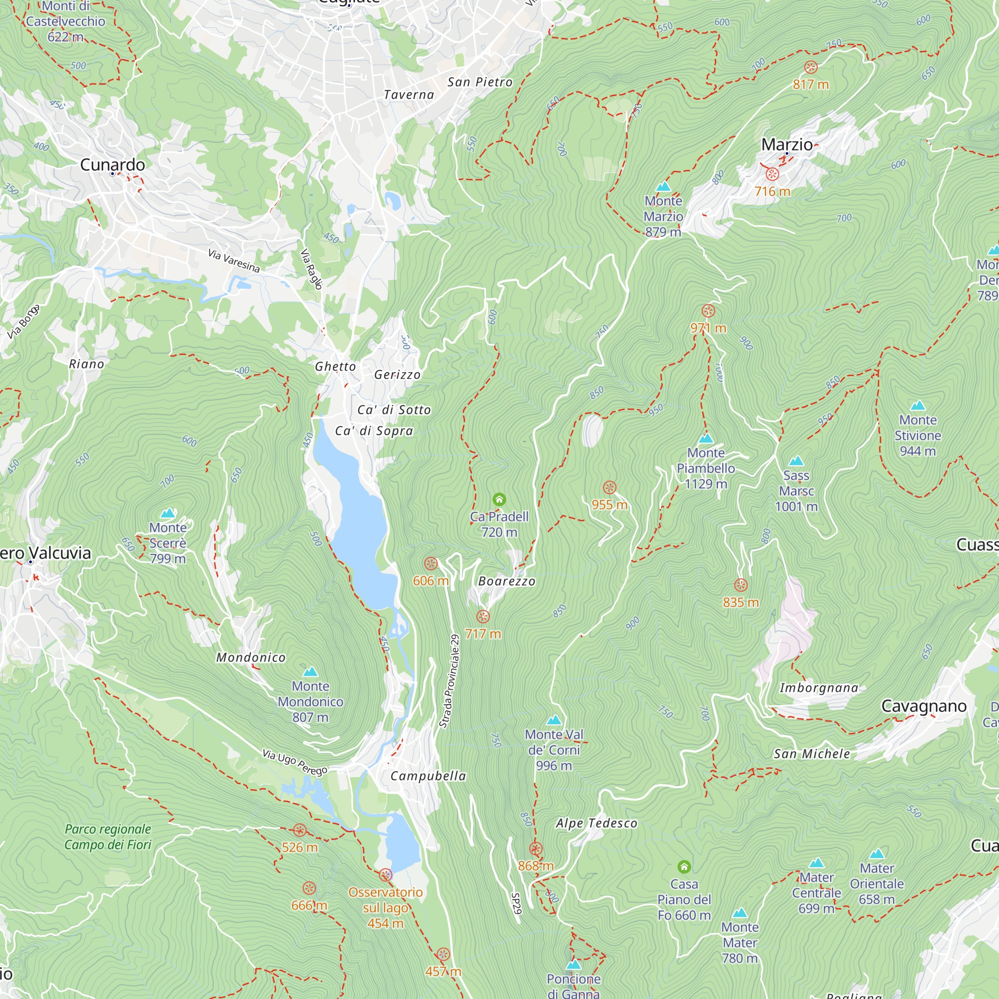 Ca Pradell map