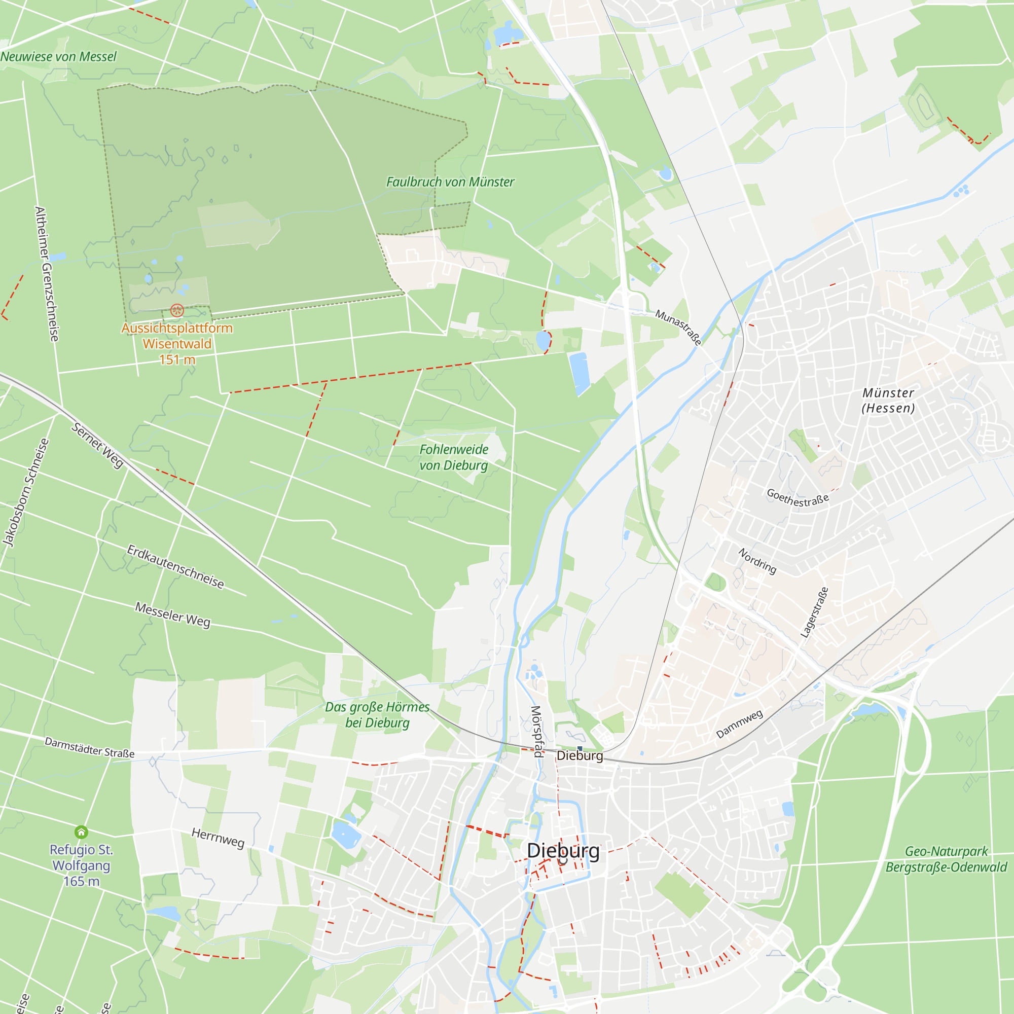 Gundersaal-Hütte map