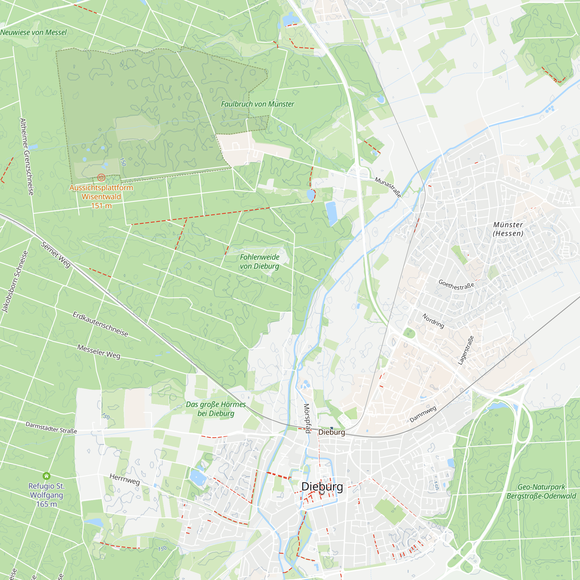 Gundersaal-Hütte map