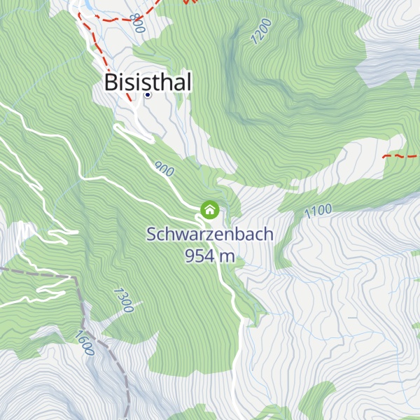 Map of Schwarzenbach