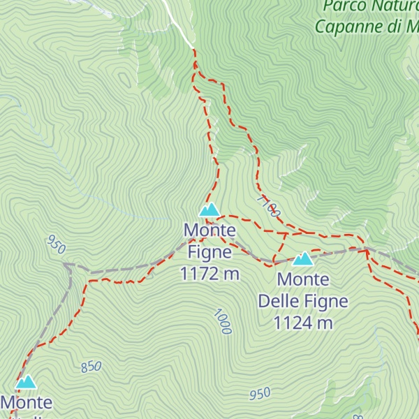 Map of Monte Figne