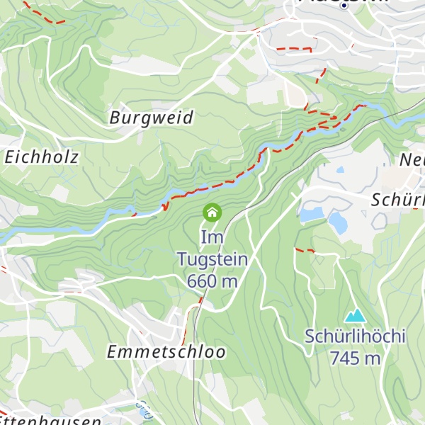 Map of Im Tugstein