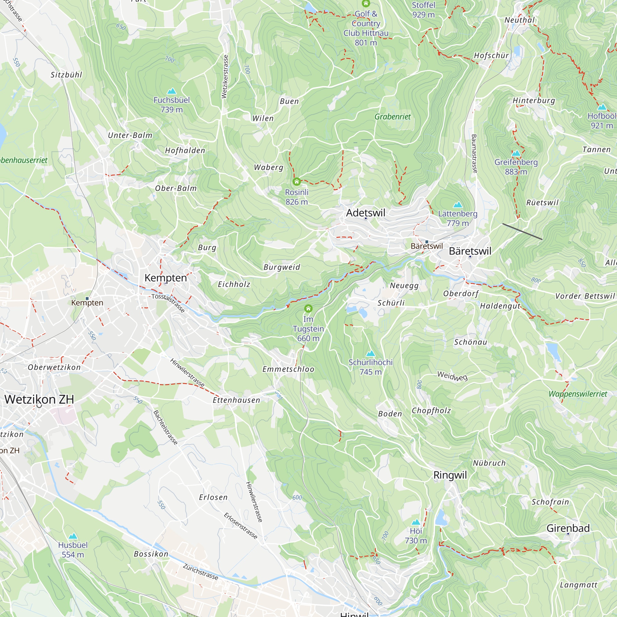 Im Tugstein map