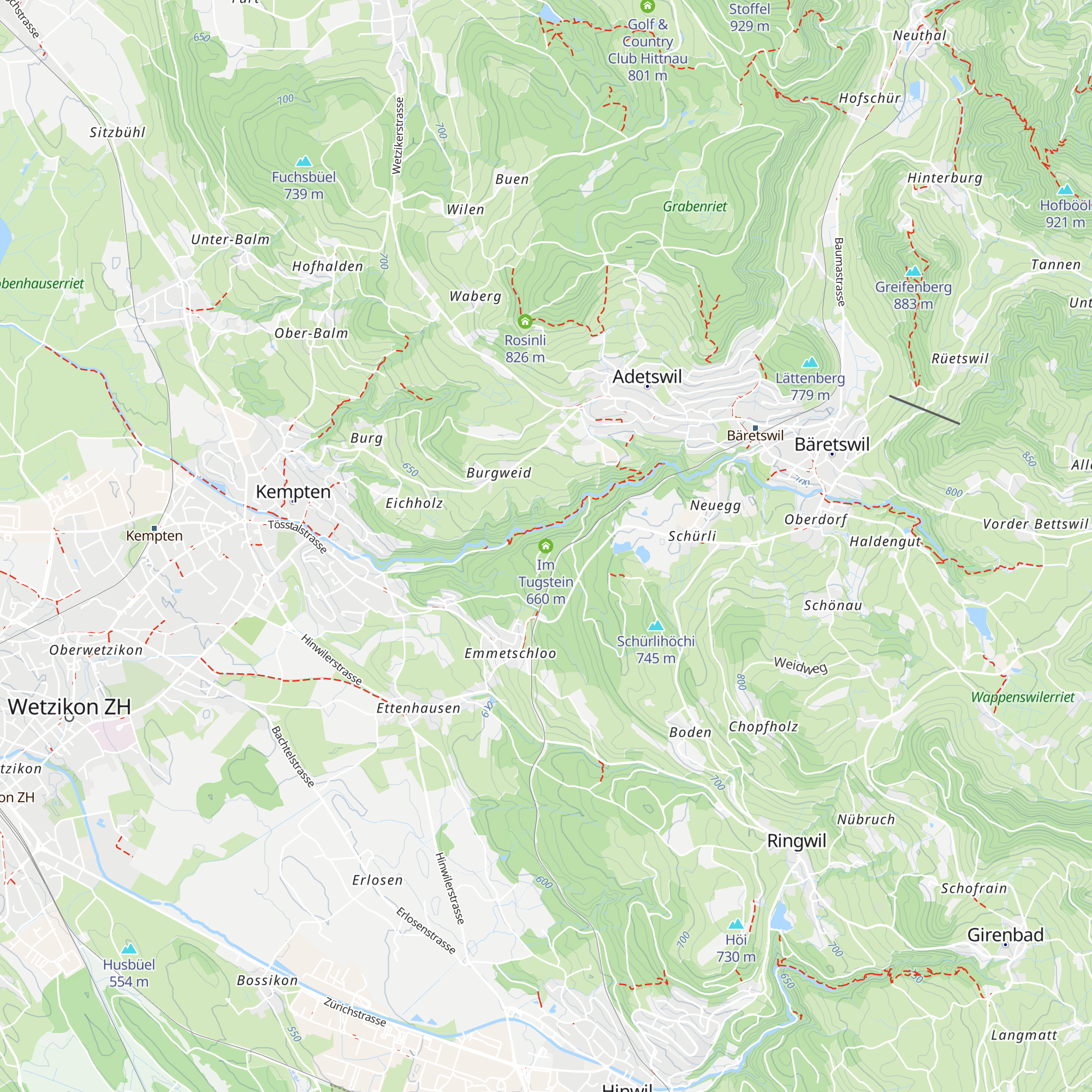 Im Tugstein map