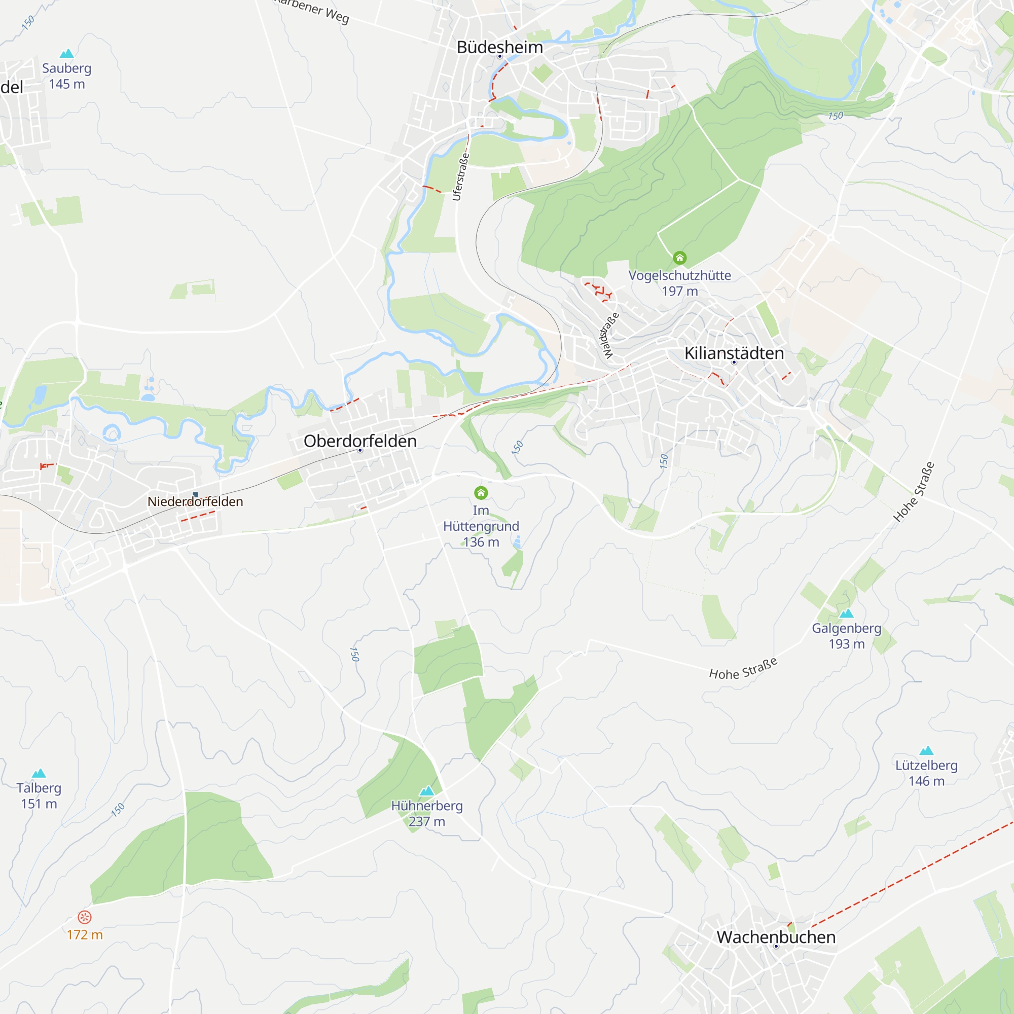 Am Hüttenberg map