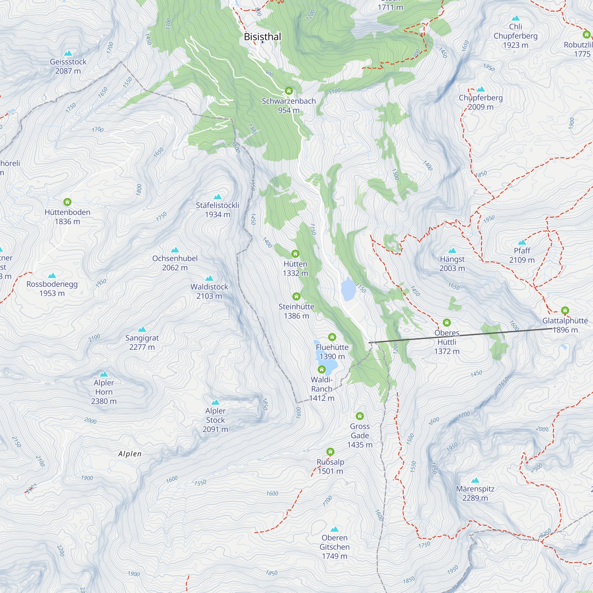 Steinhütte map