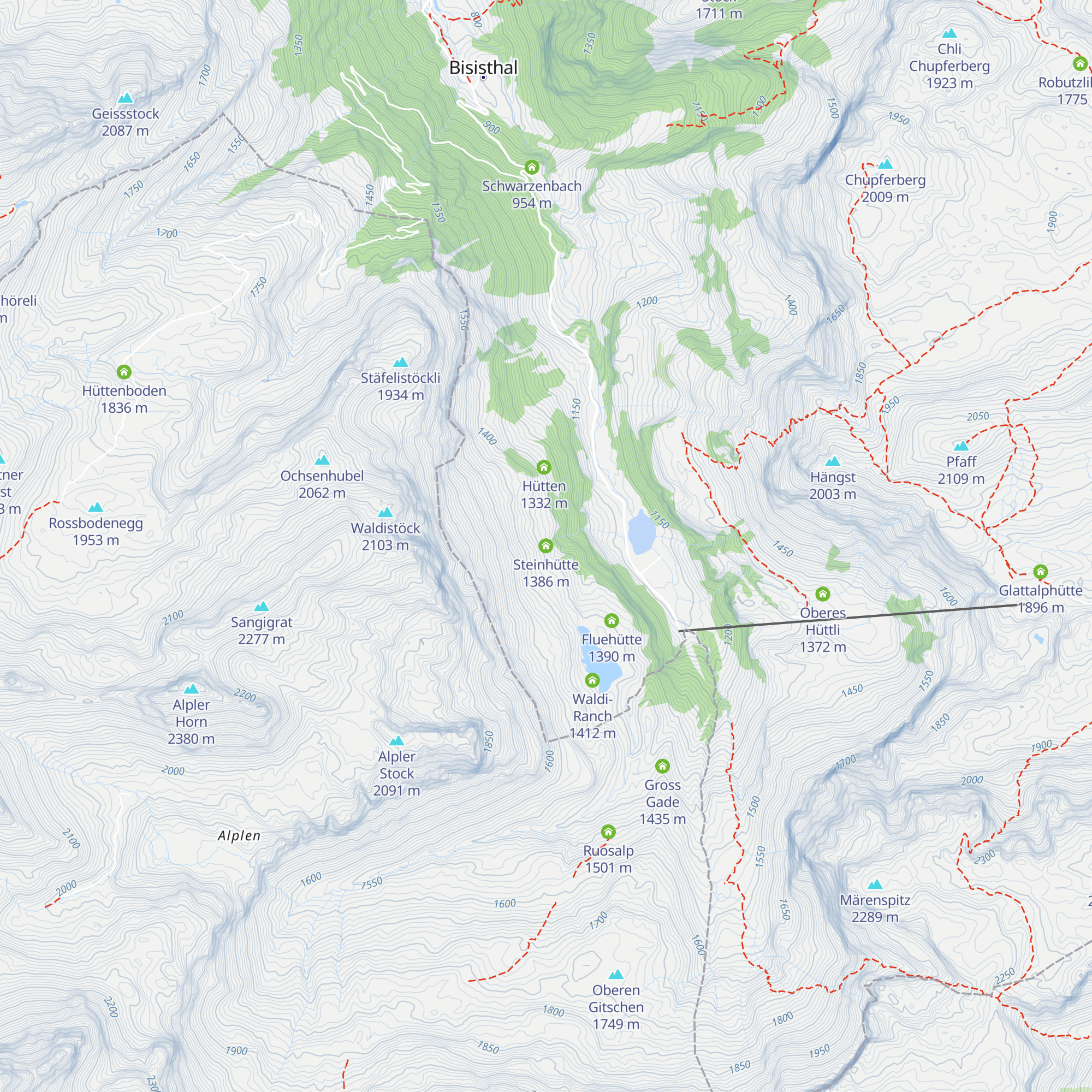 Steinhütte map