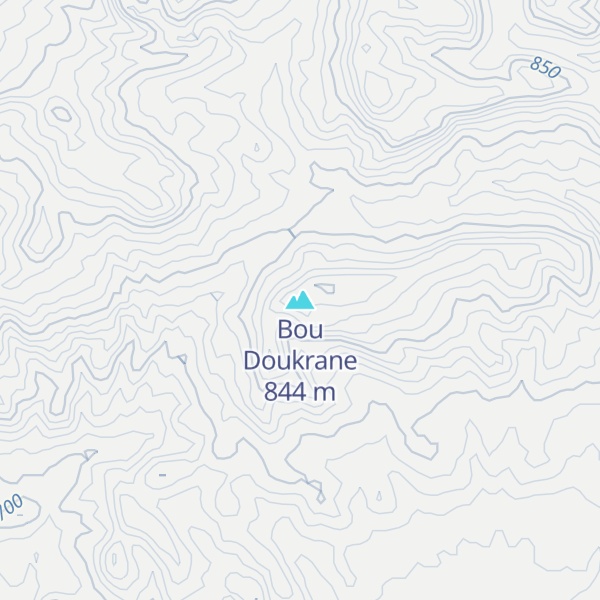 Map of Bou Doukrane