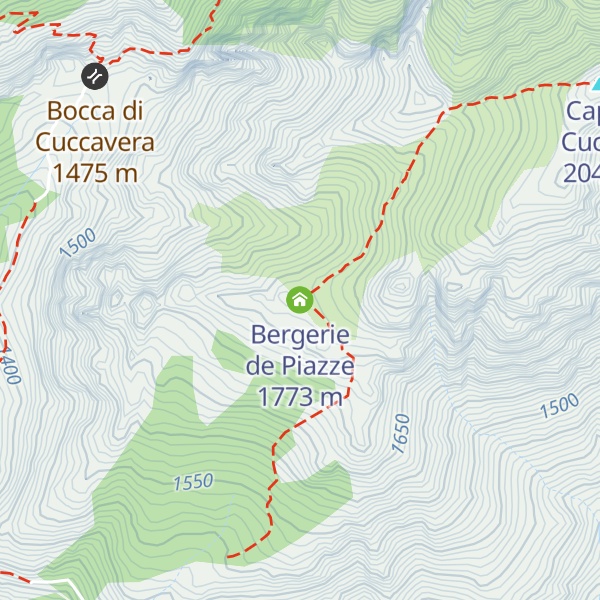 Map of Bergerie de Piazze