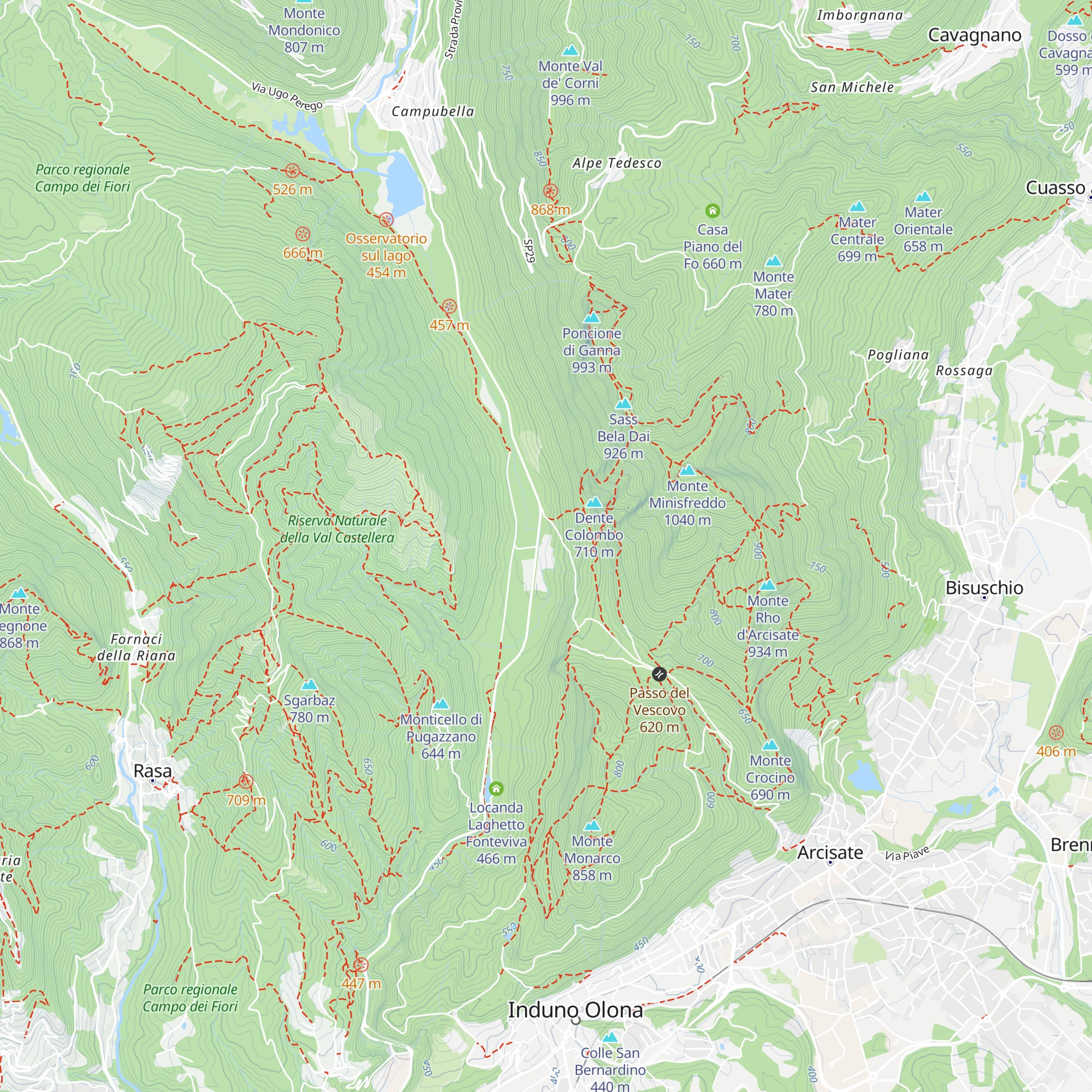Agriturismo Baita San Gemolo map