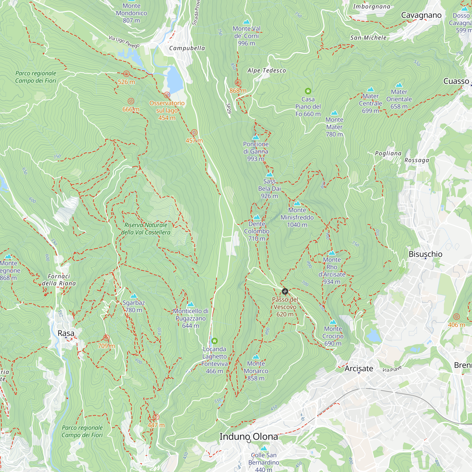 Agriturismo Baita San Gemolo map