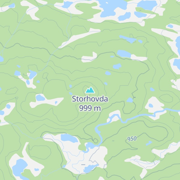 Map of Storhovda