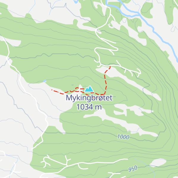 Map of Mykingbrøtet