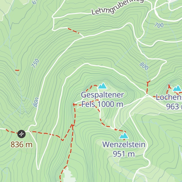 Map of Schafberg Nordgipfel