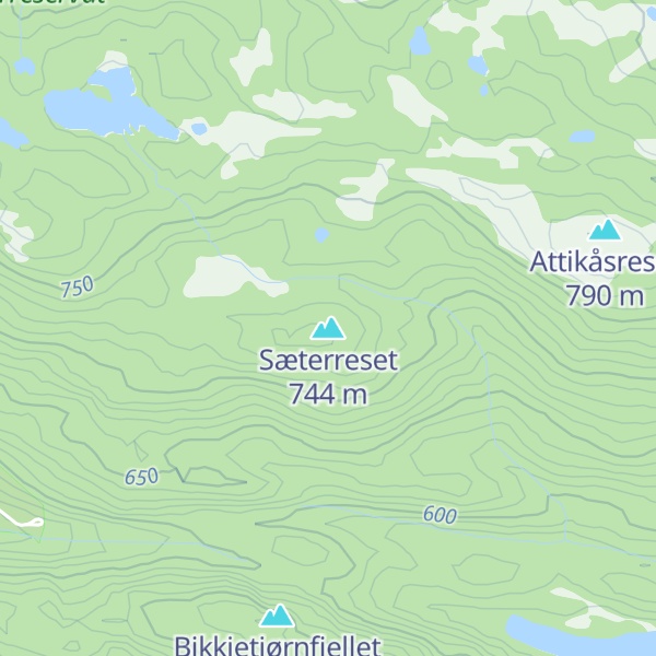 Map of Sæterreset
