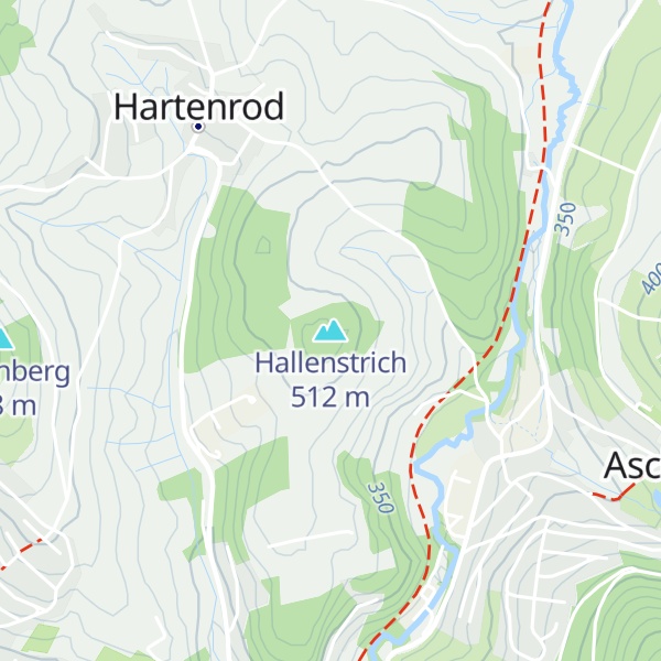 Map of Hallenstrich