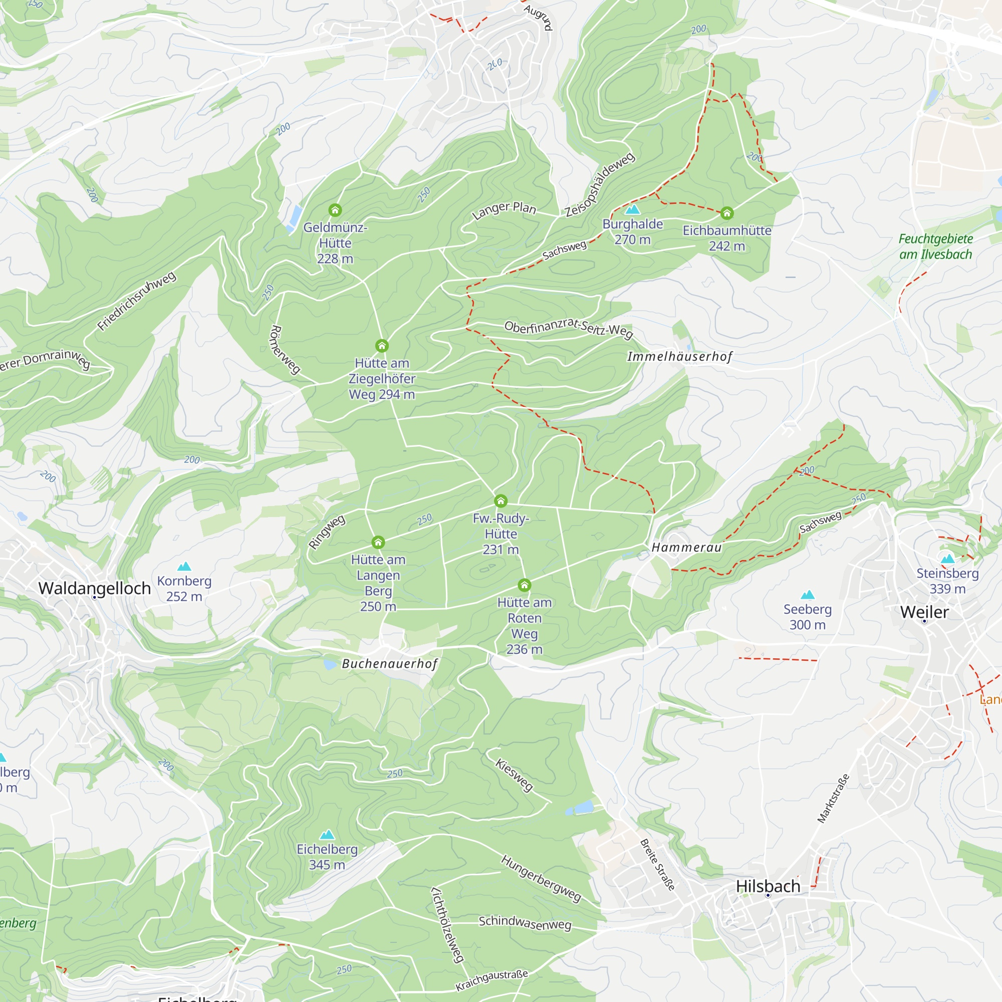 Fw.-Rudy-Hütte map
