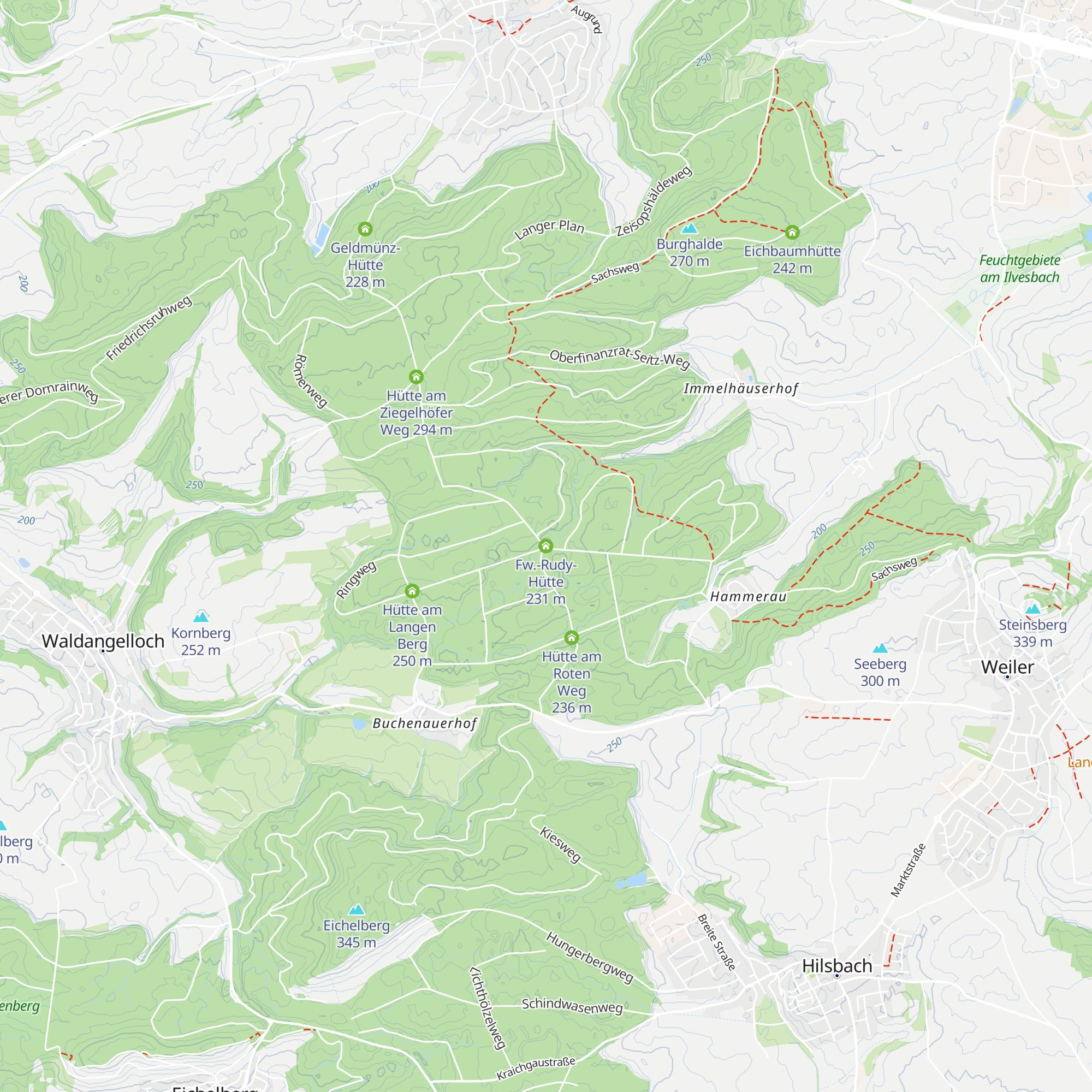 Fw.-Rudy-Hütte map