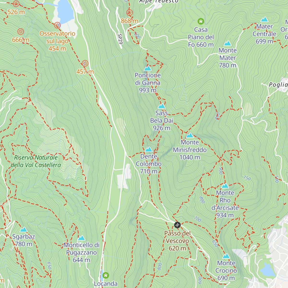 Bivacco Bee Lorenzo e Broggini Luigi map