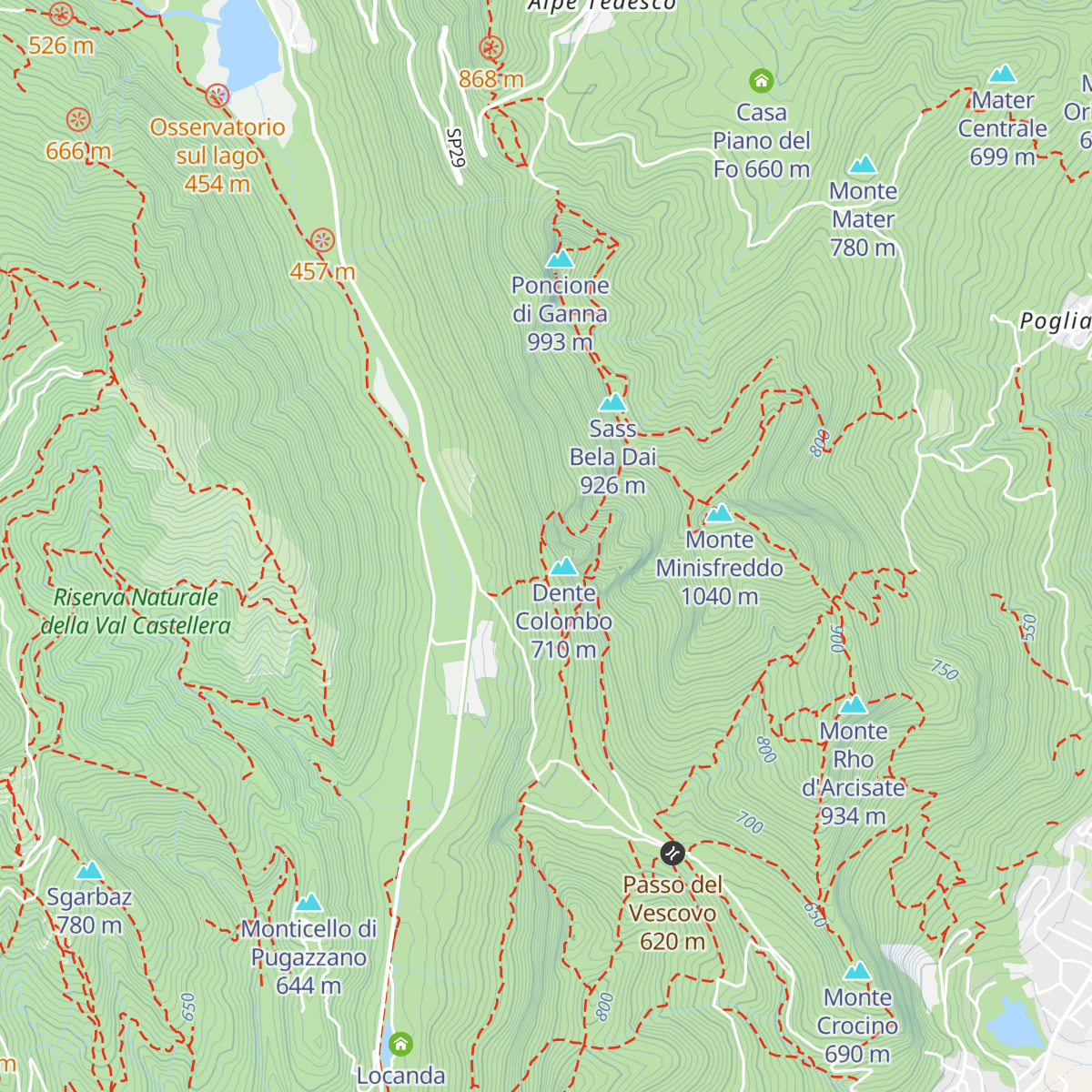 Bivacco Bee Lorenzo e Broggini Luigi map