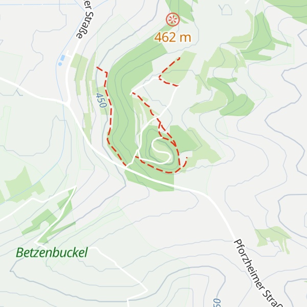 Map of Betzenbuckel