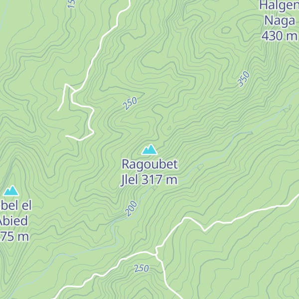 Map of Ragoubet Jlel