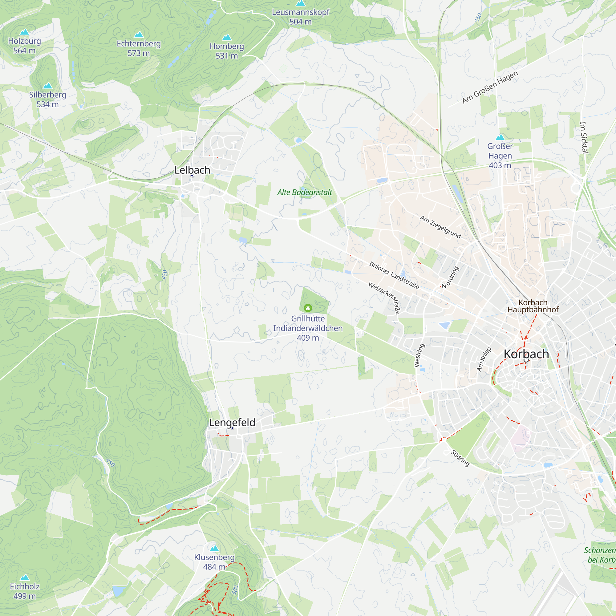 Grillhütte Indianderwäldchen map