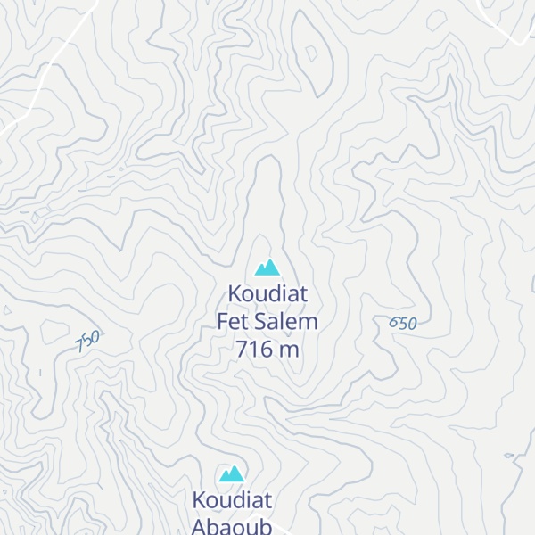 Map of Koudiat Fet Salem