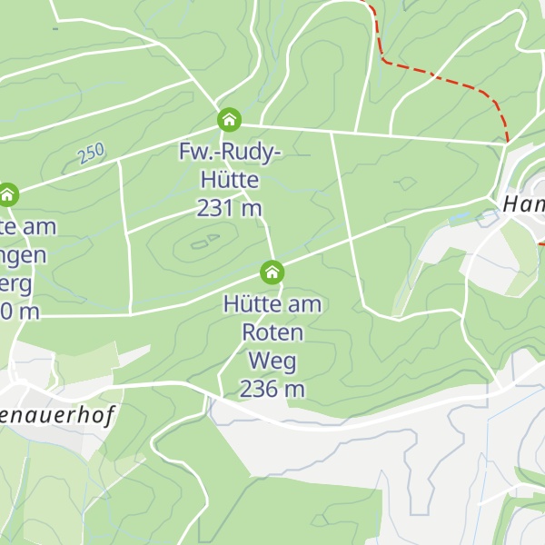 Map of Hütte am Roten Weg