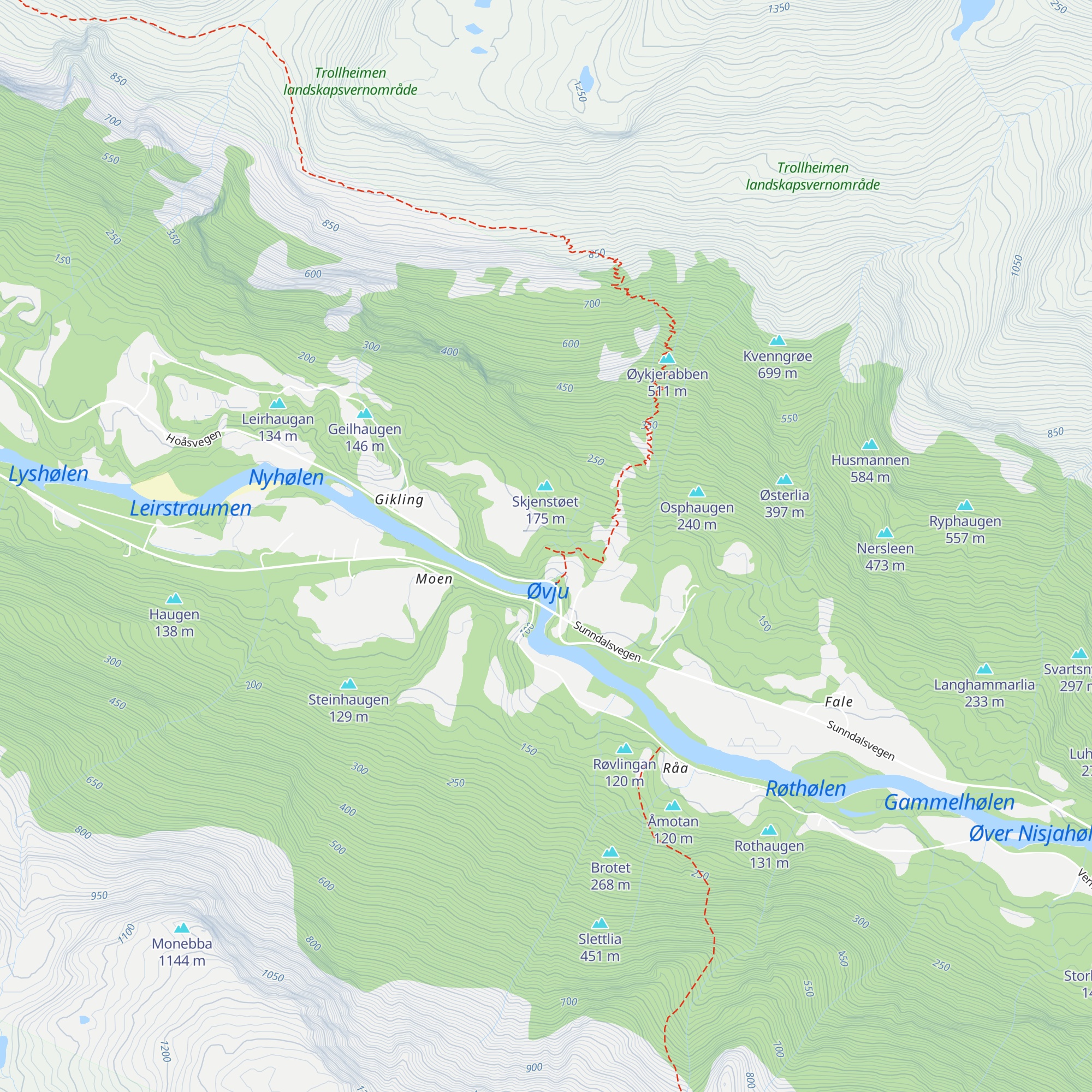 Eiriksvollen map