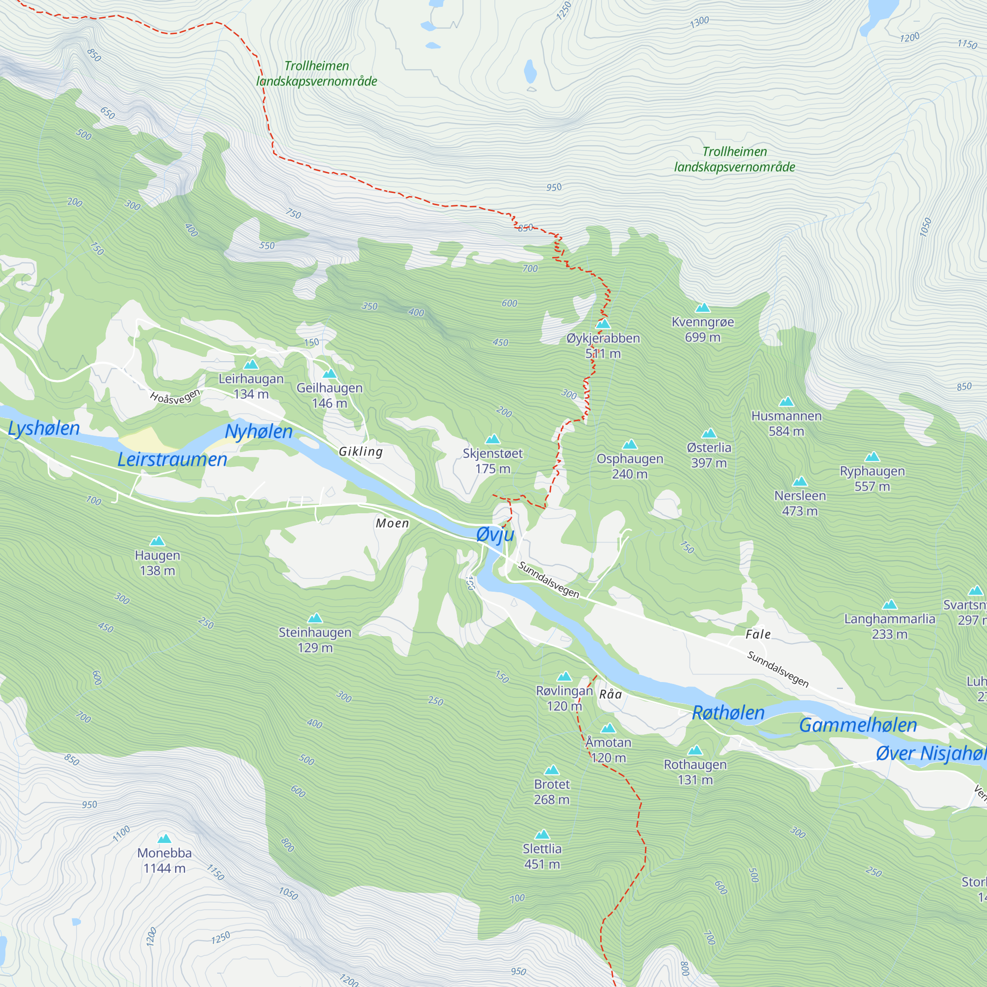 Eiriksvollen map