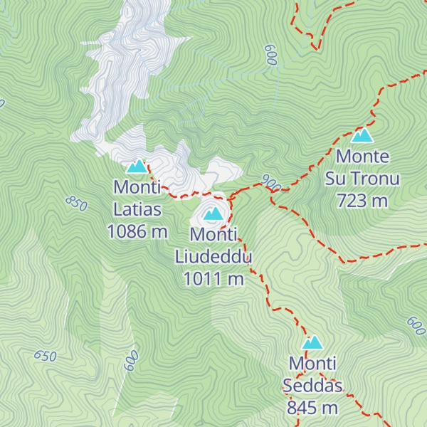 Map of Monti Liudeddu