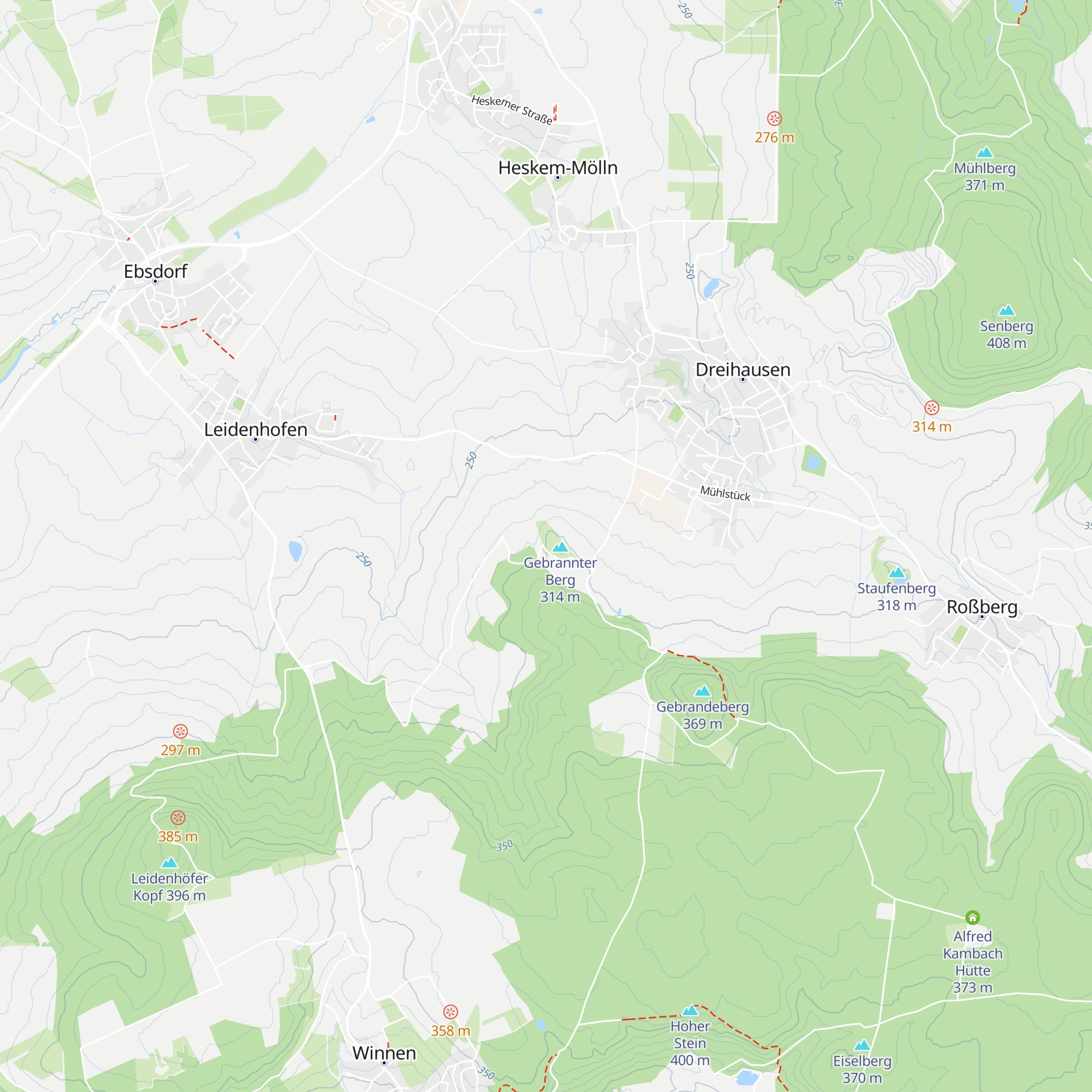 O.H.G.V.-Schutzhütte map