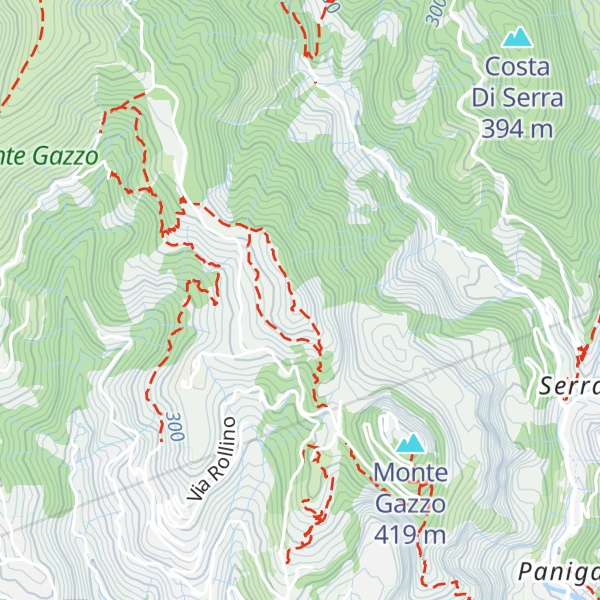 Map of Monte Spassoja