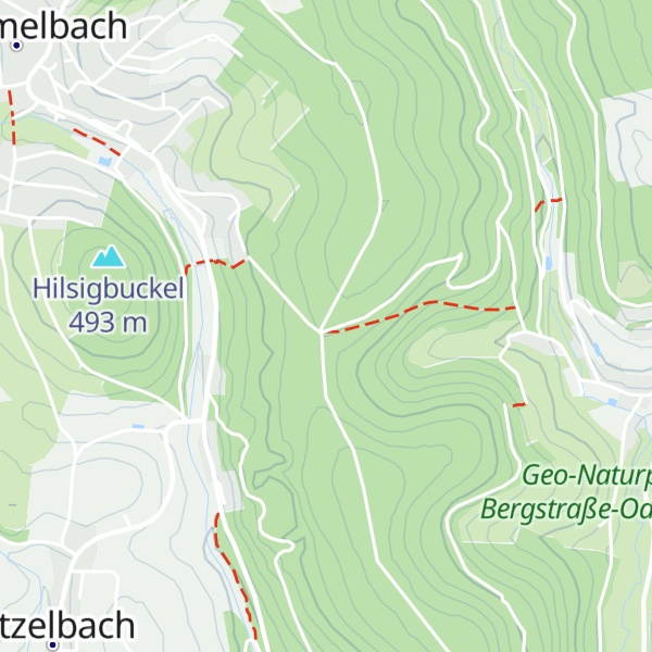 Map of Kniebrech Hütte