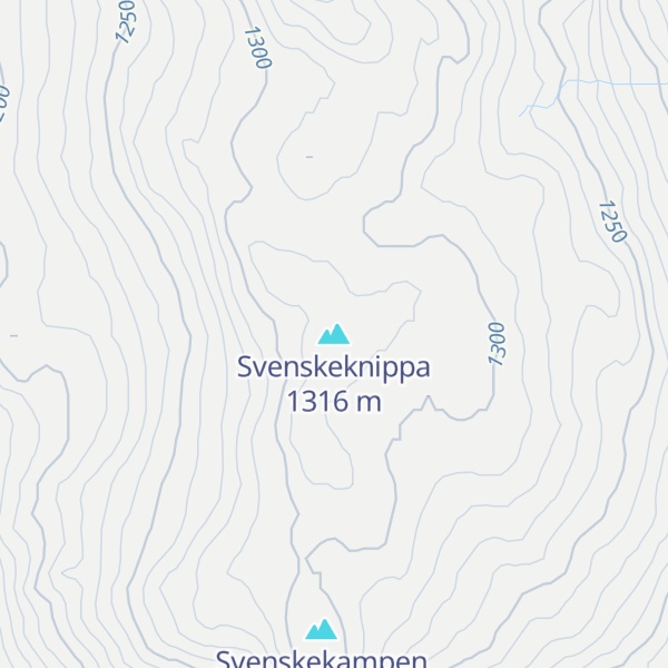 Map of Svenskeknippa