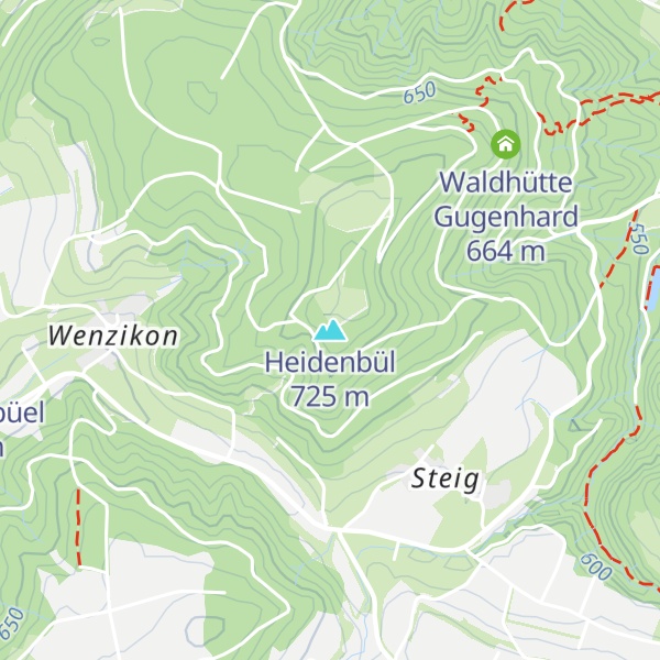 Map of Heidenbül