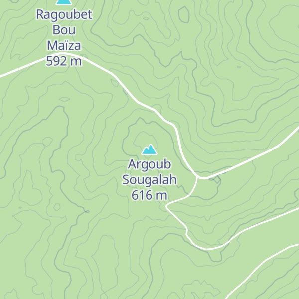Map of Argoub Sougalah