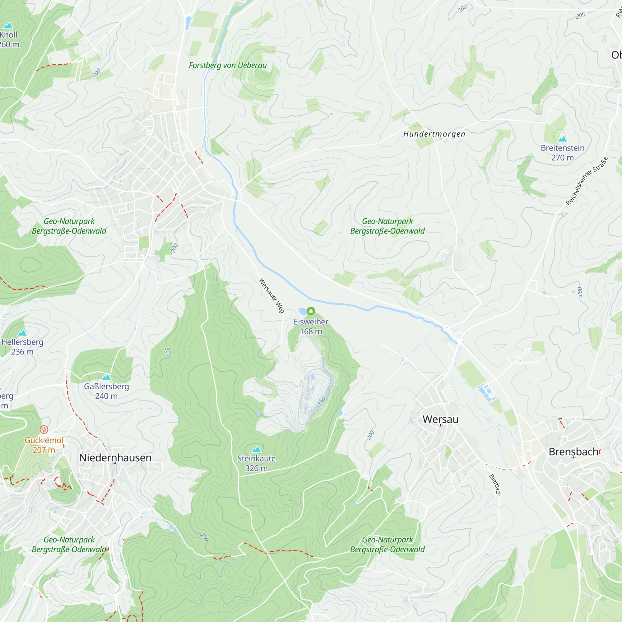 Eisweiher map
