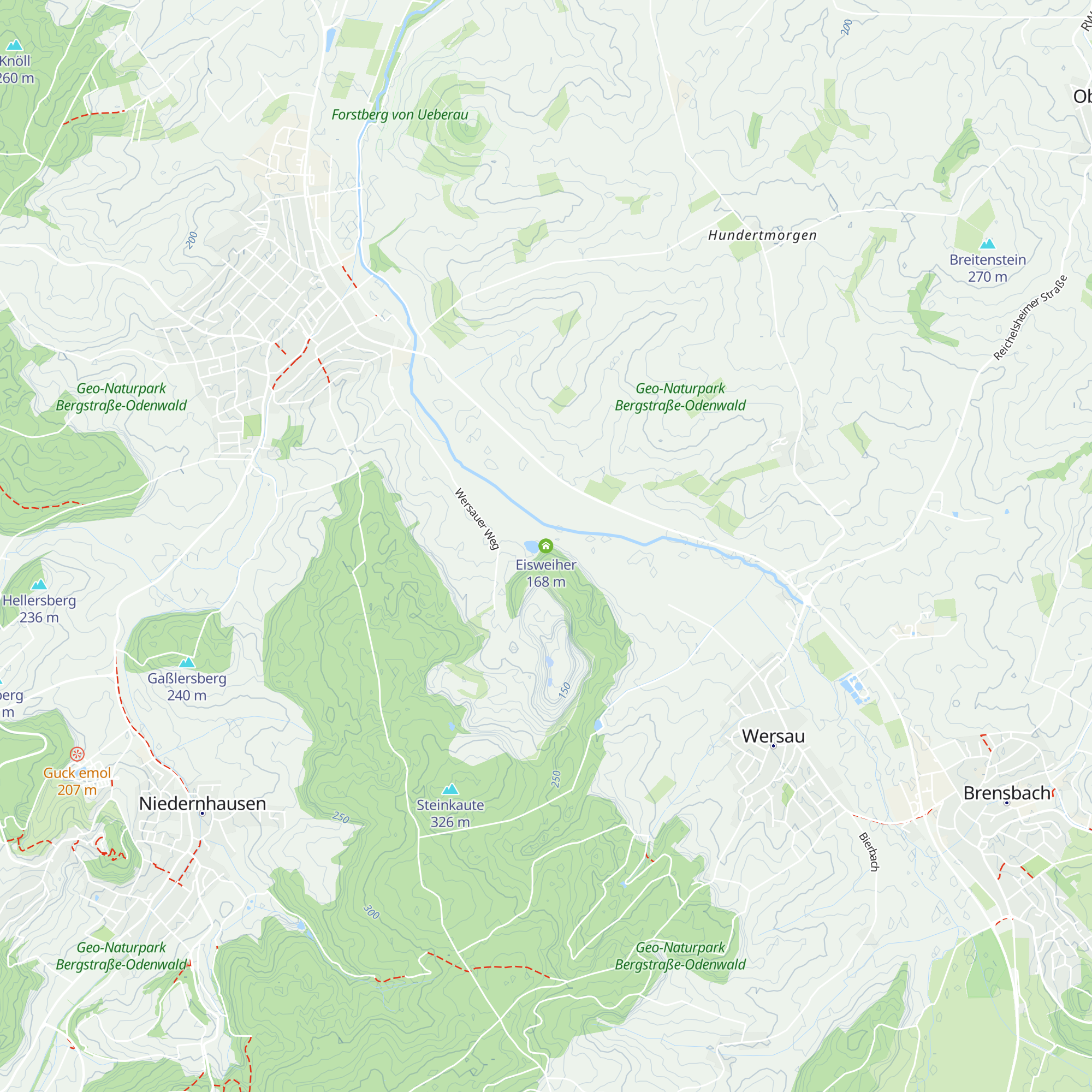 Eisweiher map