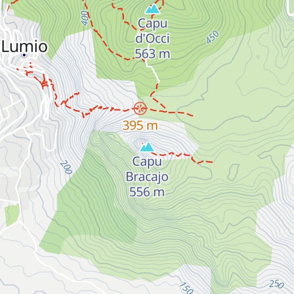 Map of Capu Bracajo