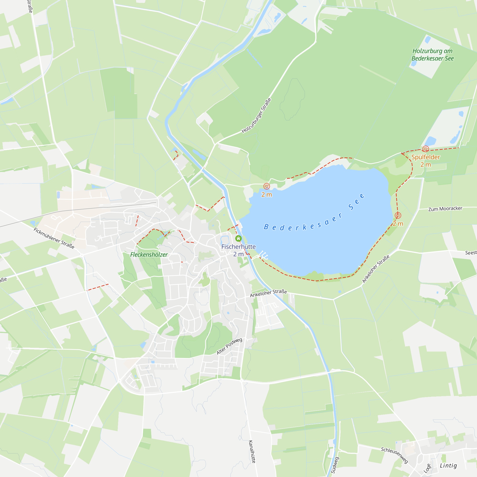 Fischerhütte map
