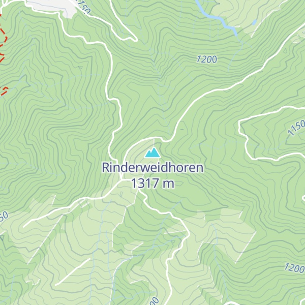 Map of Rinderweidhoren