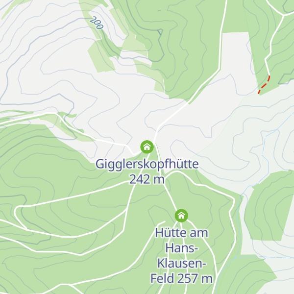 Map of Gigglerskopfhütte