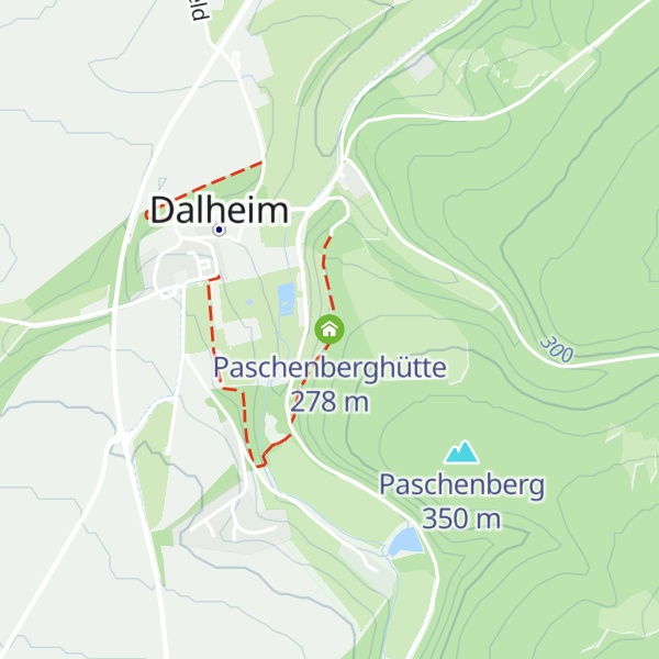 Map of Paschenberghütte