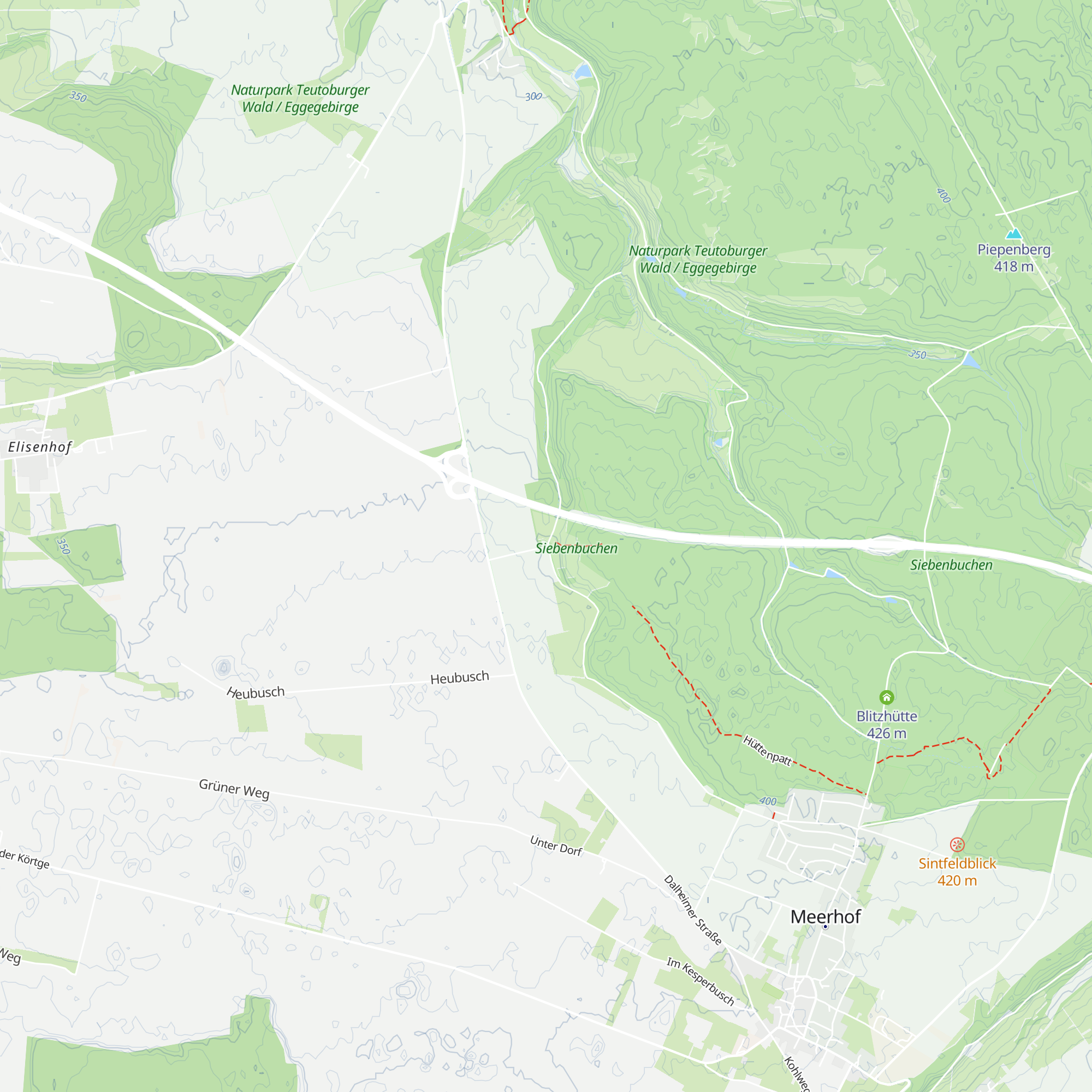 EGV Hütte map