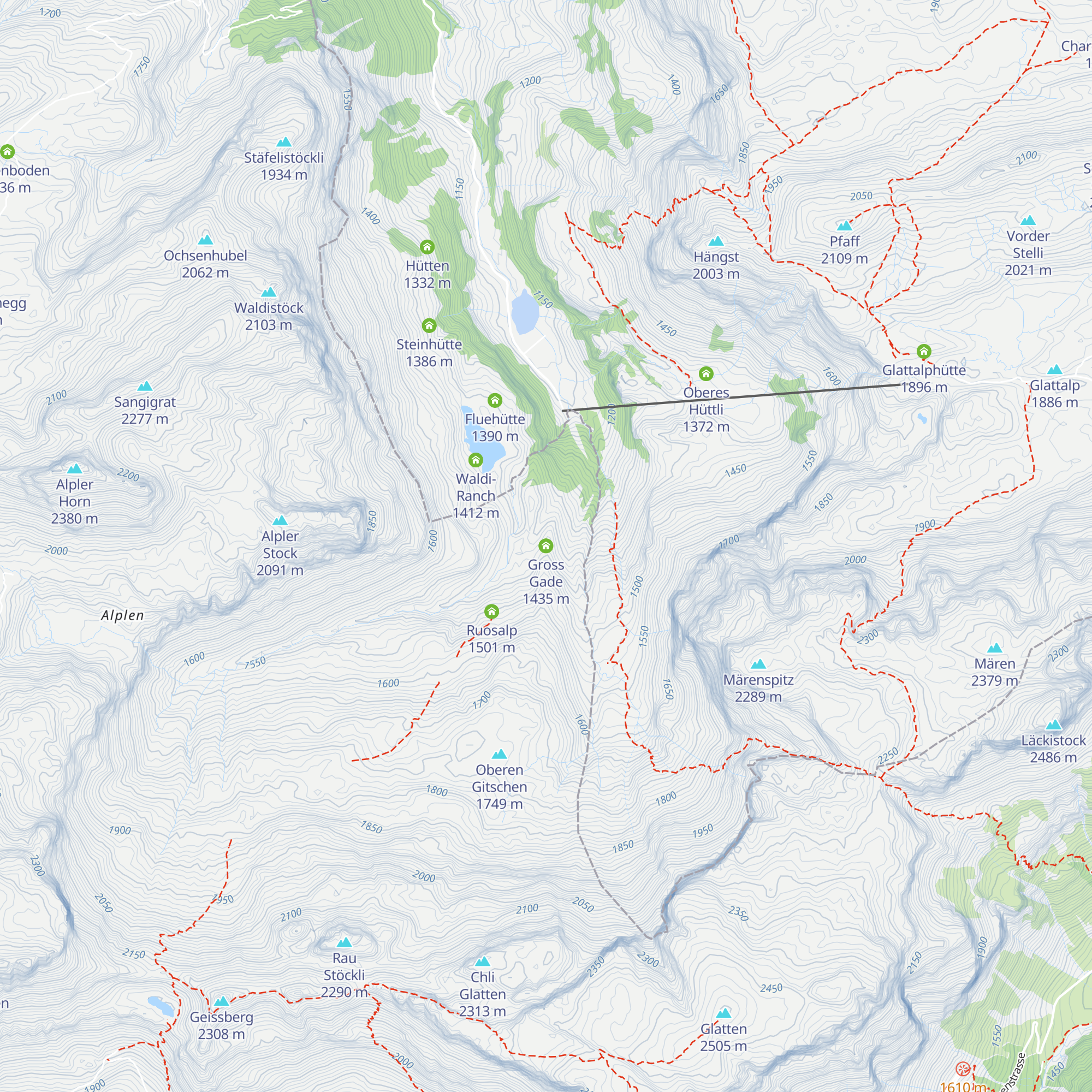 Gross Gade map