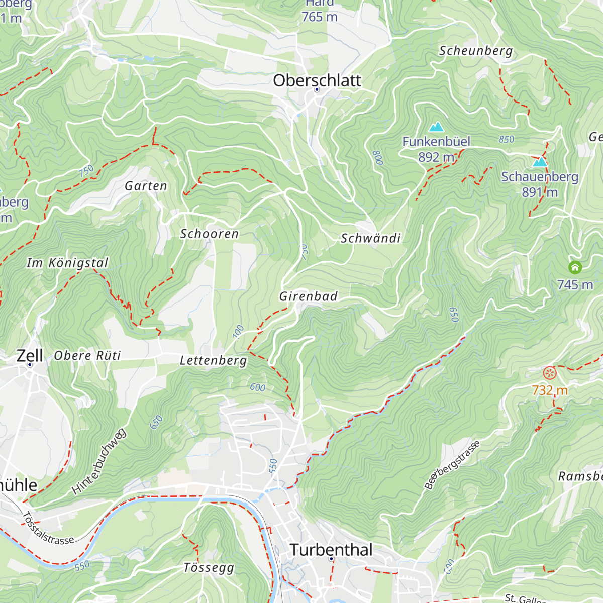 Gasthof Gyrenbad map