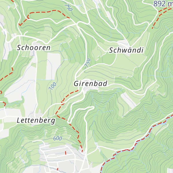 Map of Gasthof Gyrenbad