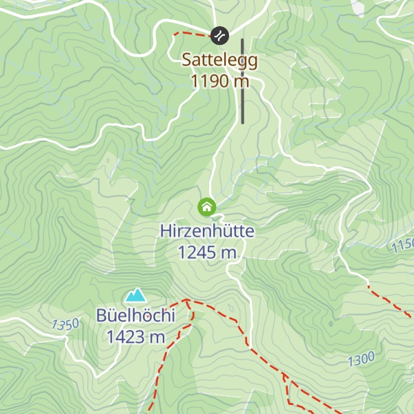 Map of Hirzenhütte